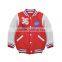 2017 fashion soft long sleeve boy baby jacket boy baby baseball coats