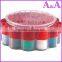 Hot-Selling cheap mini plastic travel sewing kit with mirror