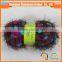 China twisted yarn factory direct wholesale feather pompom yarn for knitting scarf in factory price