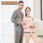 Factory Price Qianxiu Autumn Baseball Jersey Open Front Knit Cotton Night Suit for Man
