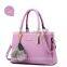 2017 fashion latest leather Pack with balls shopping hand bags trend women tote bag ladies handbags HB09