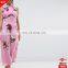 Mexican Summer Pink Casual Women Jumpsuit in Large Rose Floral Printed