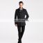 European Latest Design Woolen Fitted Men's Asymmetrical Pea Coat Blazer