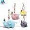 funny cute banana fruits plush toy stuffed keychain
