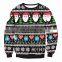 Ugly Sweater Christmas Sweatshirt Wholesale Quilted Pullover Hoodies