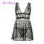 Wholesale Irresistible Black Lace Women Ftv Midnight Hot Lingerie