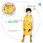 Children's Cartoon Emergency Reusable Fashion Long Raincoat With PVC material