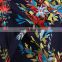 wholesale flower printed rayon jersey fabric custom printed for dress