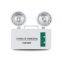 Emergency rechargeable led lights twin spots