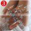 2021 Boho Vintage Ring Set Gold Knuckle Rings For Women Crystal Star Crescent Geometric Female Finger Rings Set Jewelry