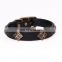 Manufacturing china dogs neck collar 4 inch wide dog collar metal buckle