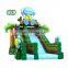 elephant themed kids palm tree inflatable water slide