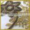 handmade new design bridal appliques ab crystal rhinestone trimming FHA-050