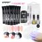 Dual use nail art brush pen 15ml poly gel extension kit with base and top coat from chinese nail art supplier