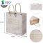 Customized White Cardboard Wedding Cheap Small Shopping Bag Paper Gift Bag With Handle