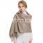 Wholesale Women Winter Solid Wool Cashmere Pashmina Scarf Shawl