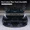 Accessories Parts Forged Matte Real Carbon Fiber Body Kit Front Lip Spoiler For Tesla Model 3