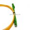 simplex single mode 9/125 G652D G657A fiber optic patch cord e2000 apc