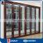 ROGENILAN 75 series clear glass exterior aluminium metal french bi fold doors