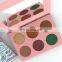Custom Printing Magnetic Cruelty Free Reverse Eyeshadow Palate Pink Cardboard Eyeshadow Palette Packaging