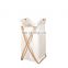 High quality Laundry Basket with Shelf Bamboo Frame Hamper Removable Oxford Cloth Bag Storage Organizer Rack