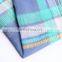 In stock light weight yarn dyed woven fabric twisted yarn plaid crepe fabric shirt dress fabric