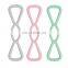Fitness 8 Word Resistance Bands Factory Directly Sale Resistence Band 8