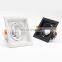 LED Ceiling Light GU10 Die-cast Aluminum Adjustable Angle Antiglare Spotlight Recessed Three Head LED Downlight