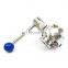 Food grade dairy piece clamp butterfly valve sanitary pipe fittings  butterfly  valves