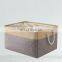 2022 Clothes Organizer Custom Organizer Storage Box Foldable Linen Packaging Boxes With Hemp Rope Box Packaging for Household