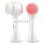 Wholesale Eco Friendly Biodegradable Korean Facial Cleansing Brush With Silicone Massage Brushes For Deep Cleaning