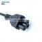 Factory free samples pvc jacket laptop power cord , eu standard 15m power cord