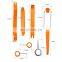 12pcs Car Radio Door Clip Panel Trim Dash Audio Removal Open Installer Pry Tool for Auto Vehicle for car Audio Removal Pry