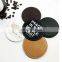 Cheap Price Wholesale Round Cup Coaster Pu Leather Coaster Sets With Holder