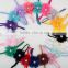 Fashion Chiffon flower hair accessories elastic headband with ziron jewelry MY-AD00018