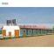 prefabricated galvanised steel portal frame cow sheds house for chicken