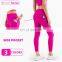 Recycled Active Sport Wear High Waist Yoga Leggings With Pockets Women Custom Logo Leggins