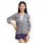Fashion Korean Women Sweater Lightweight Zipper Women's Cashmere Sweater Cardigan