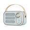 New Retro Wireless Speaker Portable Mini Speaker with FM Radio