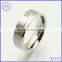 Modern Artificial Diamond 2014 Women Silver 316L Stainless Steel Ring