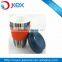 Plastic Silicone Coffee Cup With Lid