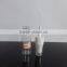 clear pet 15ml essential oil boston round mist spray plastic bottle