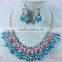 Wholesale Fashion Women Crystal Necklace & Earrings Set