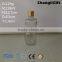 120ml clear cylinder cosmetic glass bottle with screw lid                        
                                                                                Supplier's Choice