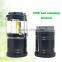 (160319) High lumen outdoor ABS plastic 3*AA telescopic COB led camping light
