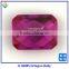 # 3 Octagon Cut Machine Cut Pink Corundum Ruby Stone