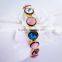 Simple Temperament Colorful Round Opal And Crystal Gold Plated Bracelet
