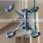 China Huajian beautiful safety clear glass curtain wall spider connector