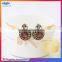 New design imitation ruby stud earrings for women, luxury earring stud