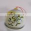 Glass decorative inside painted glass baubles
